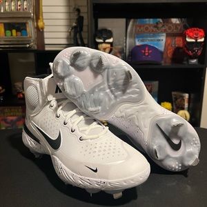 Size 10.5 - Nike Alpha Huarache Elite 3 Mid White 2021